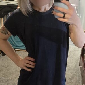 Classic Navy Blue Women's Top